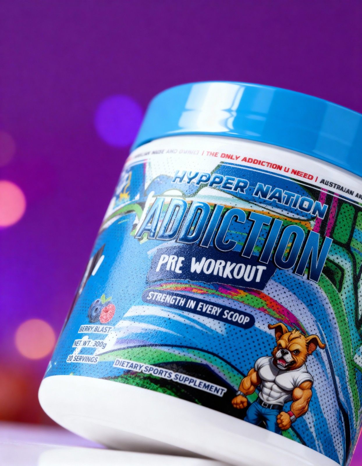 Hypper Nation Berry Blast Addiction Pre Workout