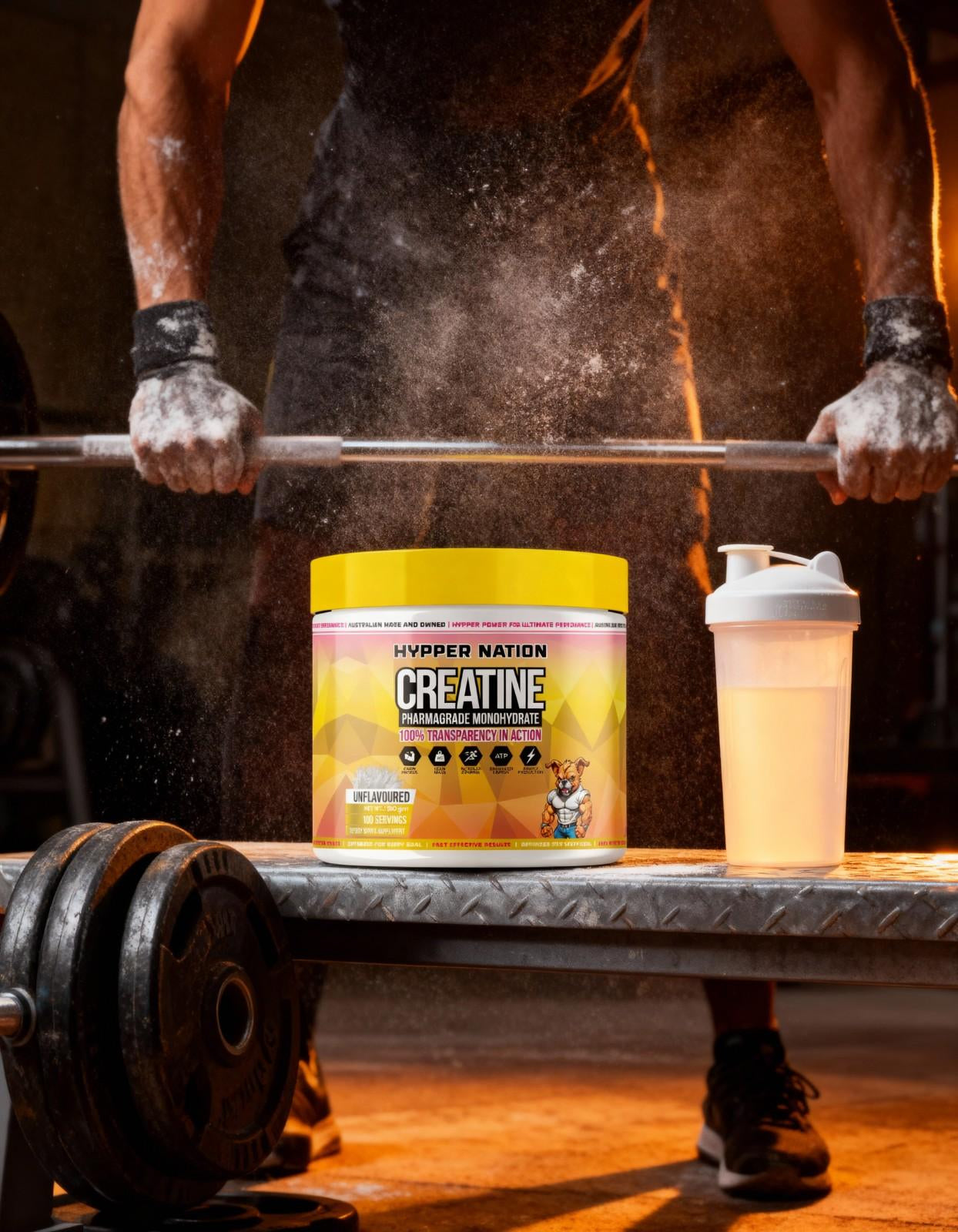 Hypper Nation Creatine Pharmagarde Monohydrate